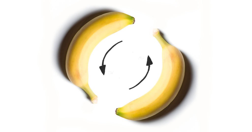 banaan-recycle-illustratie