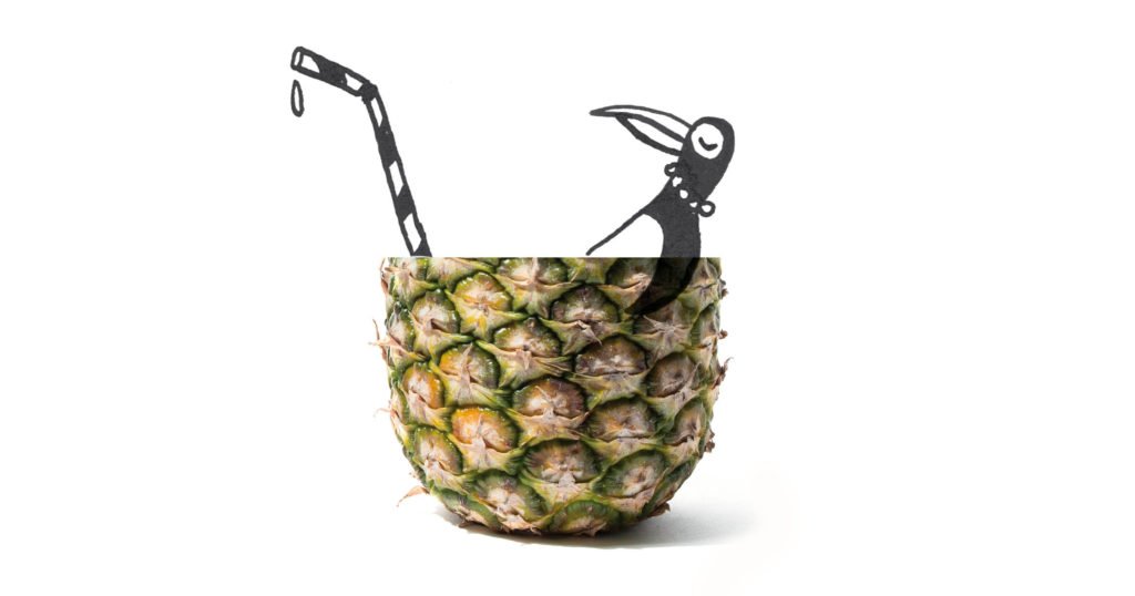 vakantie-koelkast-ananas-illustratie-