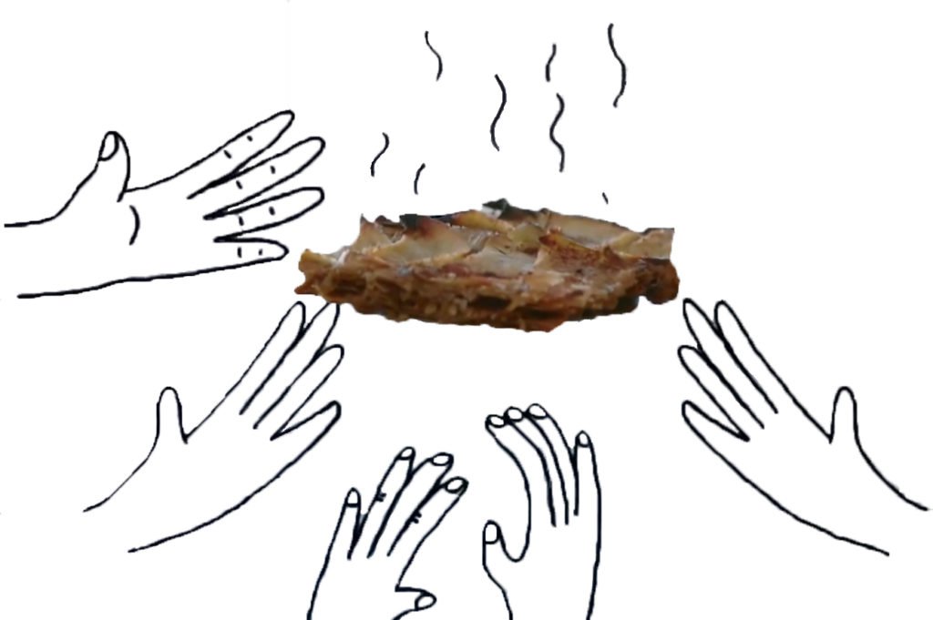 warme-maaltijd-taart-illustratie-handen